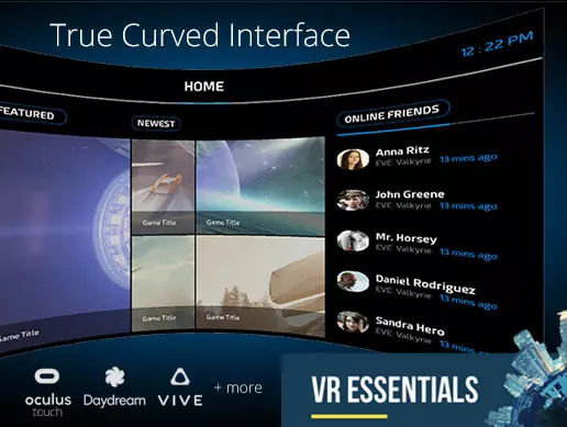 Curved UI – VR Ready Solution To Bend / Warp Your Canvas! v3.4-软件开发学习笔记
