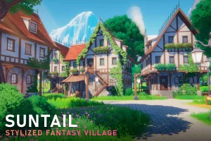 SUNTAIL - Stylized Fantasy Village-软件开发学习笔记