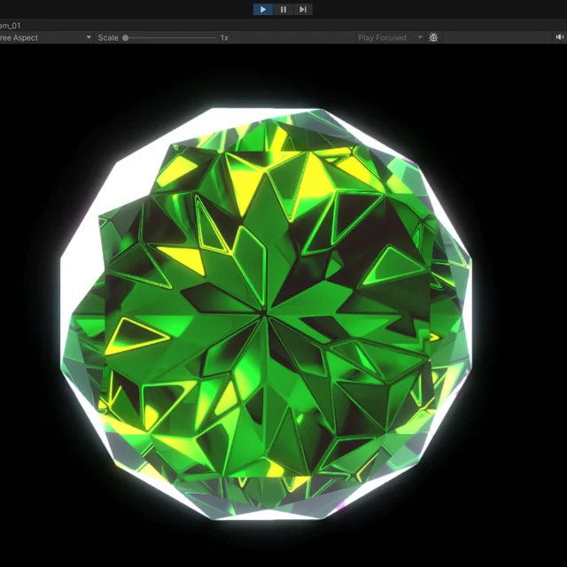 切线空间 2D 贴图模拟内部反射！动态光影折射打造材质反光错觉