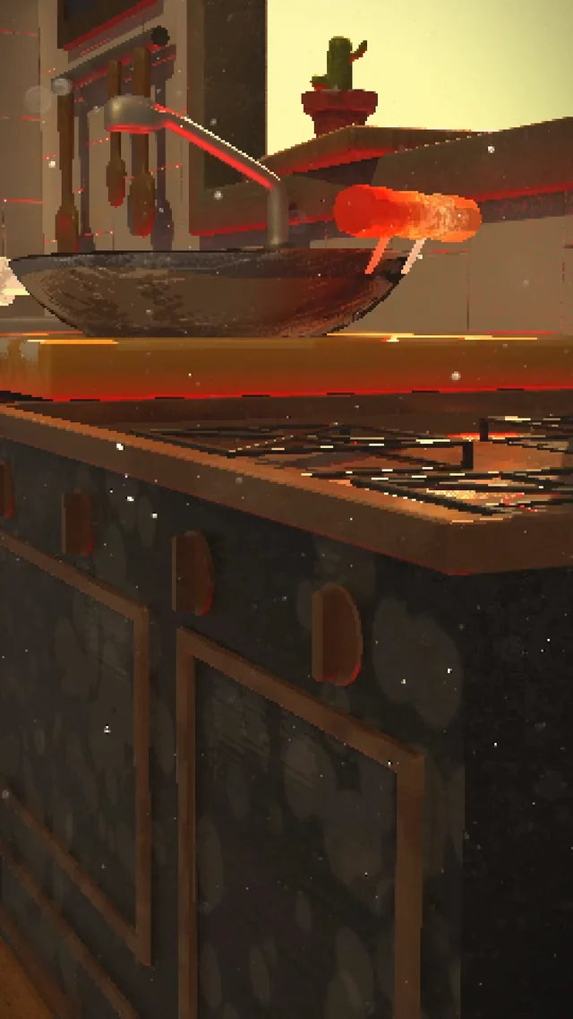 点光源致场景偏橙？社区力赞暖调灯光的氛围感意外美学