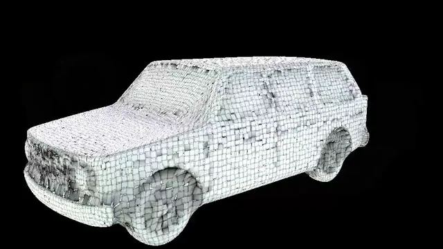 纯代码生成魔幻汽车！SDF 算法打造概念车视觉奇观