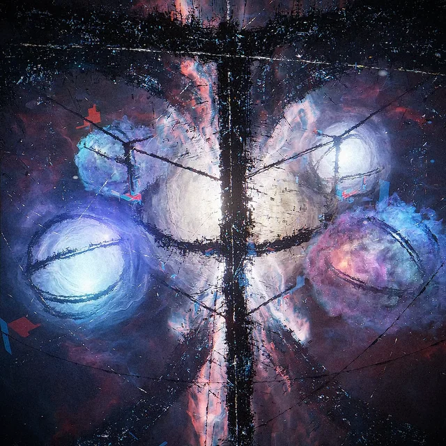 Blender 实时渲染！巨型立方体星系构建宇宙文明视觉史诗