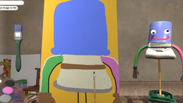 互动肖像画游戏！静态绘画变趣味